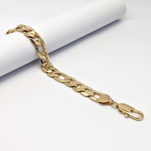 دستبند فیگارو پهن | فروشگاه اینترنتی گلدید