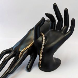 دستبند زنانه فول نگین | فروشگاه اینترنتی گلدید