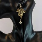گوشواره برگ و مروارید | فروشگاه اینترنتی گلدید