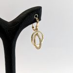 گوشواره حلقه نگین دار | فروشگاه اینترنتی گلدید