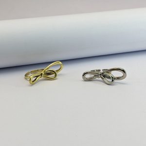انگشتر پاپیون استیل | فروشگاه اینترنتی گلدید