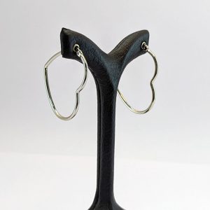 گوشواره قلب ساده | فروشگاه اینترنتی گلدید