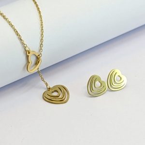 نیم ست قلب کرواتی | فروشگاه اینترنتی گلدید