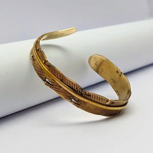 دستبند طرح برگ | فروشگاه اینترنتی گلدید