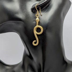 گوشواره مار رنگ ثابت | فروشگاه اینترنتی گلدید