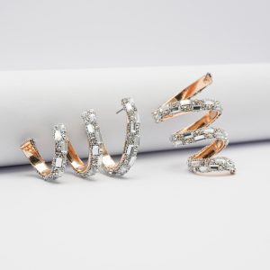 گوشواره پیچ پیچی | فروشگاه اینترنتی گلدید