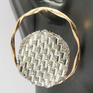 گوشواره دایره ای بزرگ | فروشگاه اینترنتی گلدید