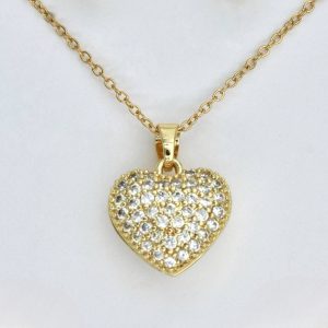 گردنبند قلب تو مروارید | فروشگاه اینترنتی گلدید
