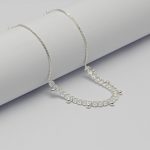 پابند نگین دار سفید | فروشگاه اینترنتی گلدید