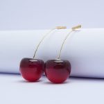 گوشواره گیلاسی |فروشگاه گلدید