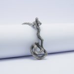 پلاک استیل طرح مار |فروشگاه گلدید